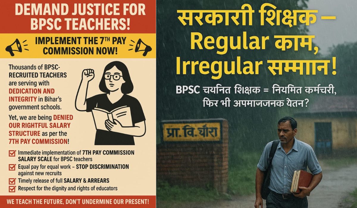 बीपीएससी शिक्षकों के लिए 7वां वेतन आयोग से मिली एक नई उम्मीद जाने पूरी जानकारी